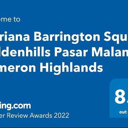 Mariana Barrington Square Goldenhills Pasar Malam Cameron Highlands Eksteriør billede